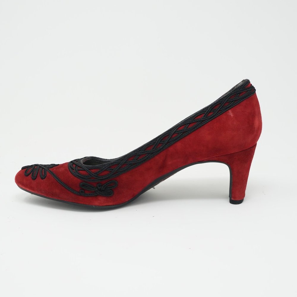 Italian Suede Pumps - Picture 6 of 8